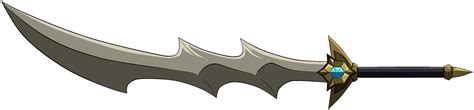 Fallgon Lightning Sword Halbert Bat Clipart Large Size Png Image