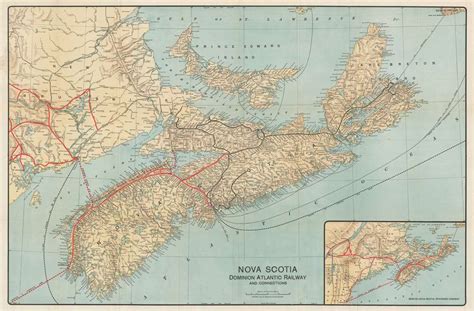 Nova Scotia Railway Map