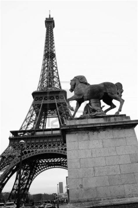 Paris Paris Eiffel Tower Black And White