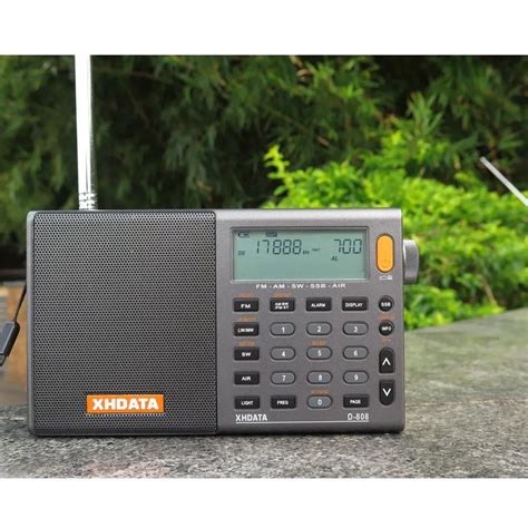 Xhdata D 808 Portable Digital Radio Fm Stereo Sw Mw Lw Ssb Air Rds Multi Band Radio Speaker