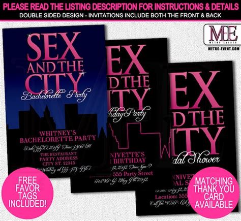 Sex And The City Invitations By Metro Designs Graphic Design And Event