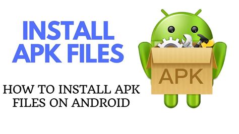 How To Install Apk Files On Android Tech Geeks Youtube