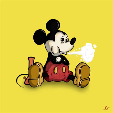 15 Awesome Mickey Mouse Smoking Weed Wallpapers Wallpaper Box