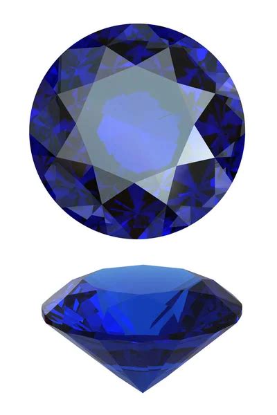 Natural Loose Blue Sapphire Gemstone — Stock Photo © Mikheewnik 119016630