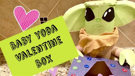 Looking for baby yoda gifts? Easy Baby Yoda Valentine Box Idea - YouTube