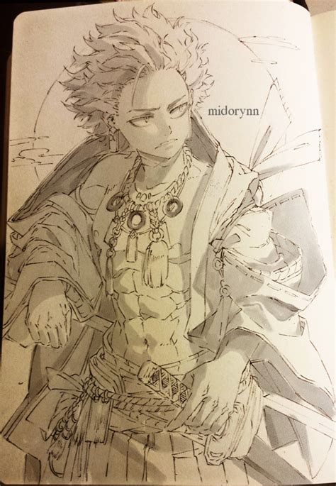 Midorynn On Twitter Inktober Day 23 Shinsou Hitoshi In A Samurai