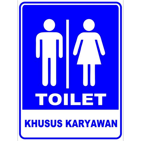 Jual Stiker Toilet Khusus Karyawan Shopee Indonesia