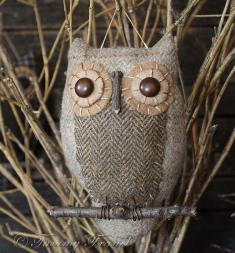 Primitive Owl Pattern Is Here Owl Patterns Owl Crafts Wool Crafts