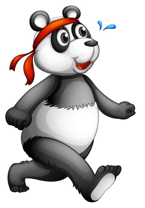 A Running Panda Stock Images Image 32709104