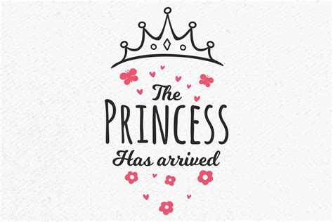 The Princess Has Arrived Svg Bundle Baby Girl Svg Little Etsy