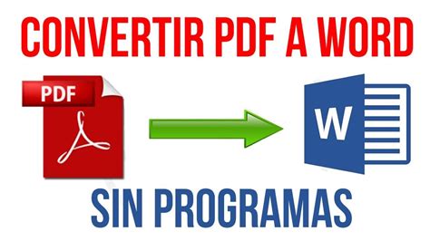 Convertir Pdf A Word Programa Full Voda