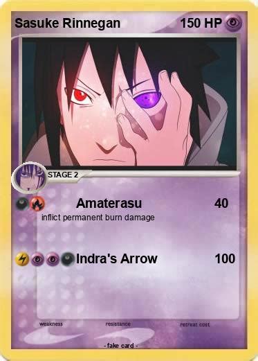 Pokémon Sasuke Rinnegan 9 9 Amaterasu My Pokemon Card