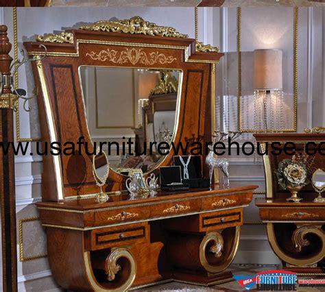 Earn rewards & discounts · handpicked local products European Luxury Vanity Dresser With Mirror - USA Furniture ...