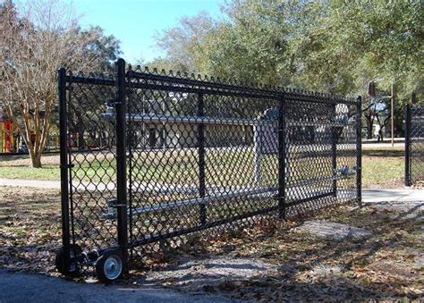 Chainlink Sliding Gates Chain Link Fencing Fence Gate Los Angeles