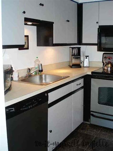 Yes you can paint laminate! Painting Laminate Cabinets - DIY Danielle