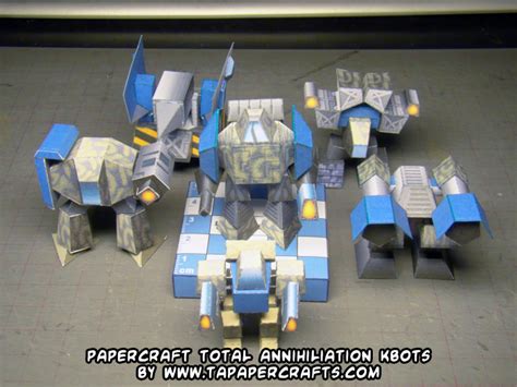 Ninjatoes Papercraft Weblog Dl These Total Annihilation Papercraft