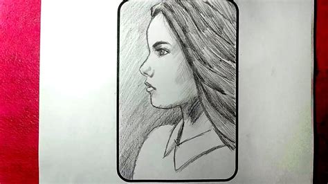 How To Draw A Girl Face In Profile View Face Side View