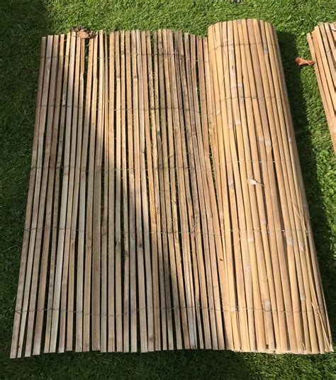 Split Bamboo Screening 100 X 300cm 3 Rolls In Mk46 Olney For £1400
