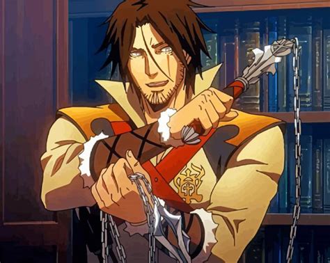 Castlevania Trevor Belmont Paint By Number Thepaintbynumberscom