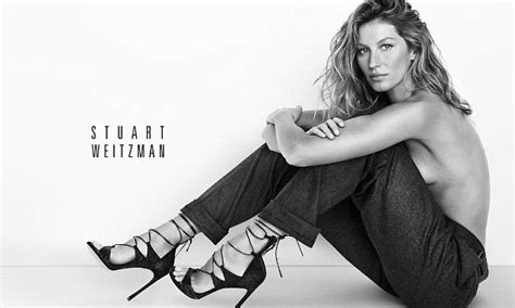Gisele B Ndchen Goes Topless Again For Stuart Weitzman Campaign Daily
