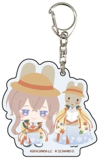 Kyoka Izumi And Chestnut Cream Bungo And The Alchemist X Sanrio Character Terus Acrylic Key