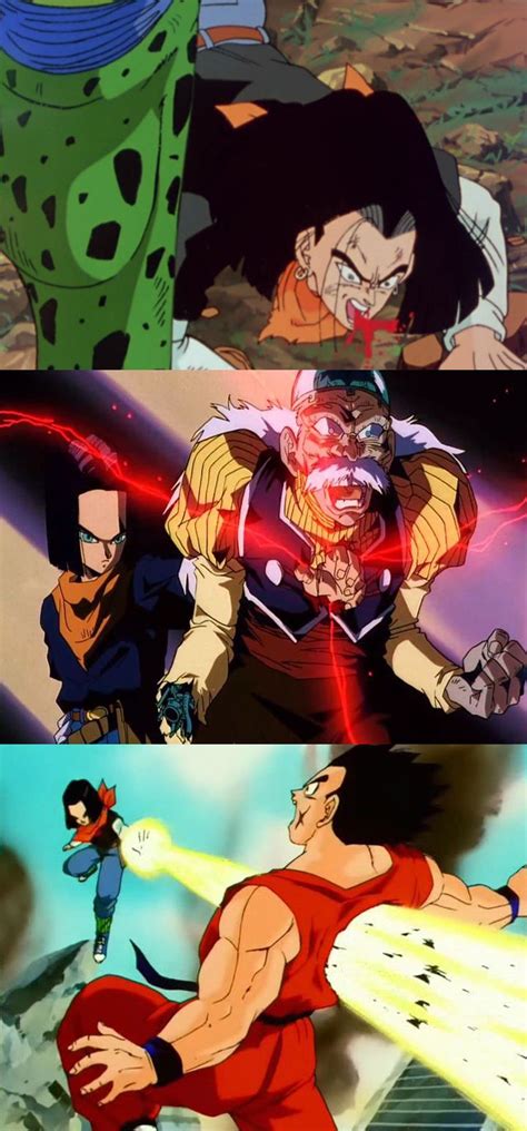 Some Censored Scenes Of Dbz Androids Saga Android17 Anime Dragon