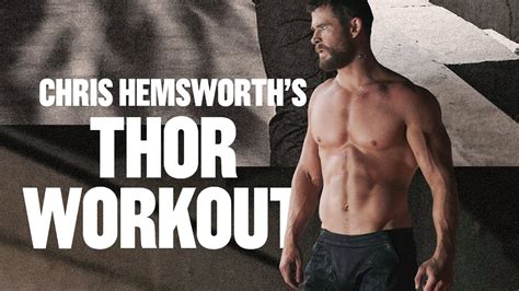 Chris Hemsworth S Upper Body Thor Workout Youtube
