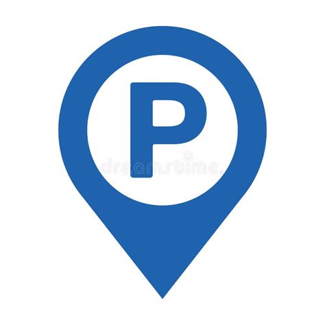 Parking Pinpoint Blue Icon Map Parking Pointer Parking Map Point