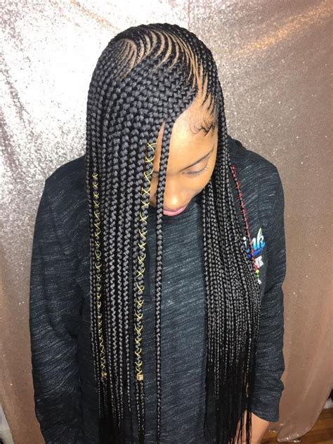 Perfect medium box braids hairstyles to look good with round or oblong faces. cool lemonade braids #protectivecornrows | African braids ...