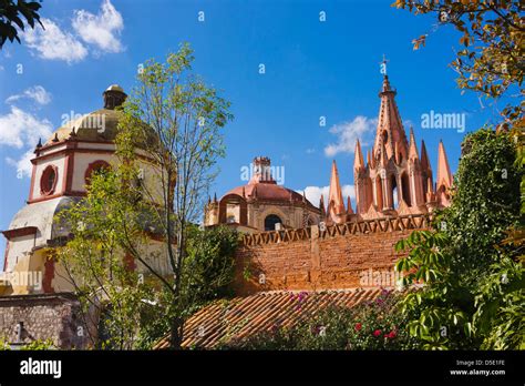 Parroquia Cathedral In San Miguel De Allende Mexico Stock Photo Alamy
