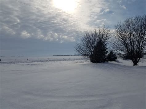 An Iowa Winter Is Always Memorable With Snow And Sun Dogs