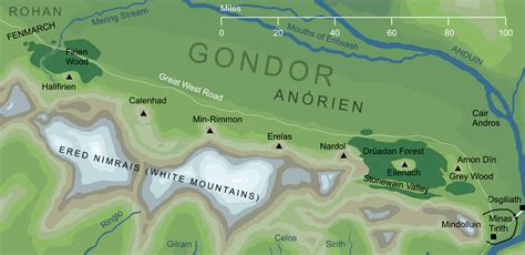 Beacons Of Gondor Map