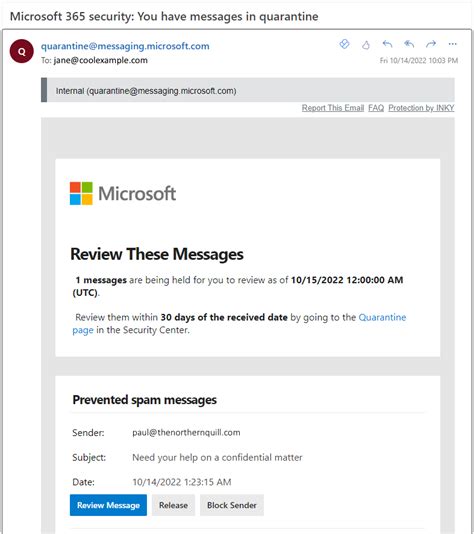 What Are Quarantined Emails In Advanced Email Security Microsoft 365