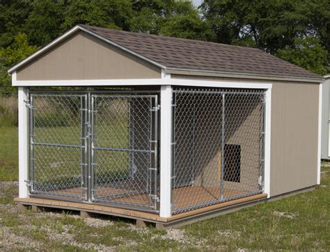 8x14 Double Dog Kennel Pine Creek Structures