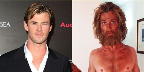 Chris Hemsworth Is Nearly Unrecognizable In His Shirtless Weight Loss