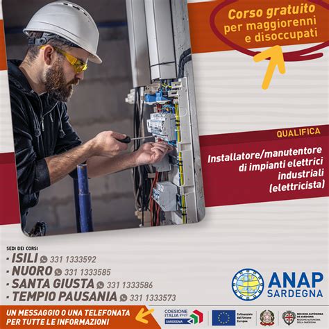 2023 08 25 Installatoremanutentore Di Impianti Elettrici Elettricista Industriali Anap Sardegna