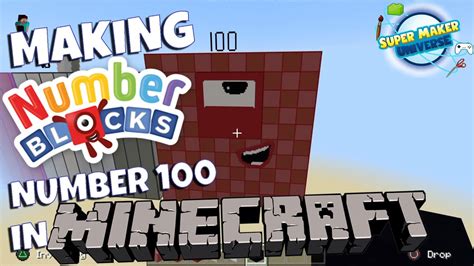 Making Numberblock 100 In Minecraft Finally Finished It Youtube