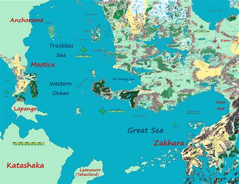The Forgotten Realms By Markustay Forgotten Realms Political Map Map