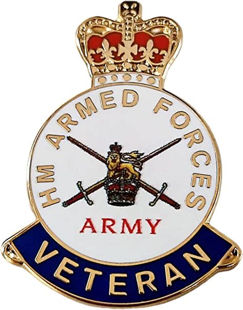 Uk Veterans Pin Badge British Hm Armed Forces Military Pin Badge