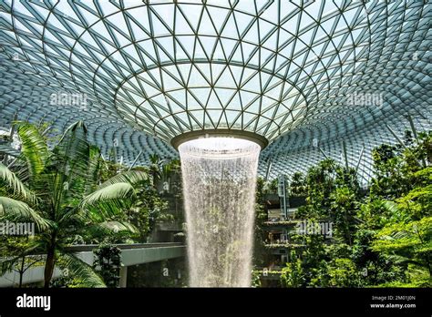 Jewel The Worlds Tallest Indoor Waterfall At Changi Airport In