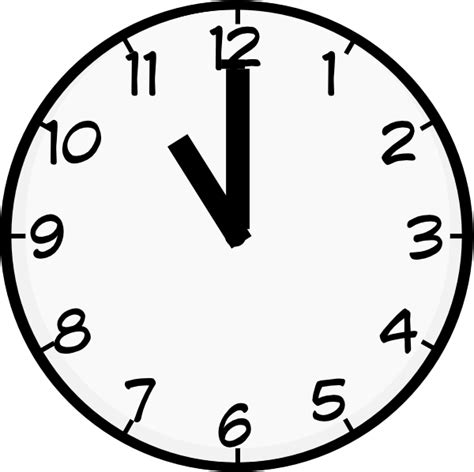 11 O Clock Clip Art At Vector Clip Art Online Royalty Free