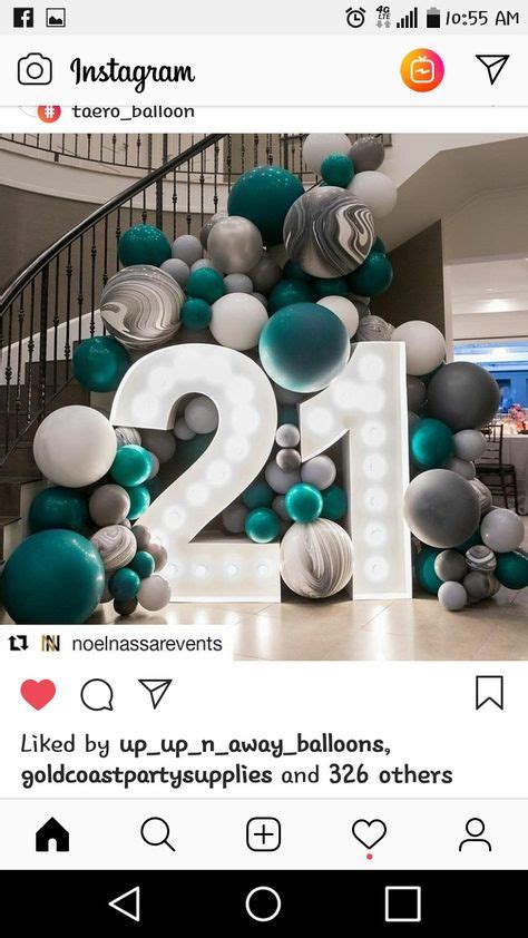 Trendy Birthday Balloons Numbers Decoration 62 Ideas