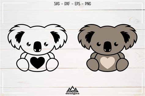 Cutie Koala Australia Svg Design 432605 Cut Files Design Bundles