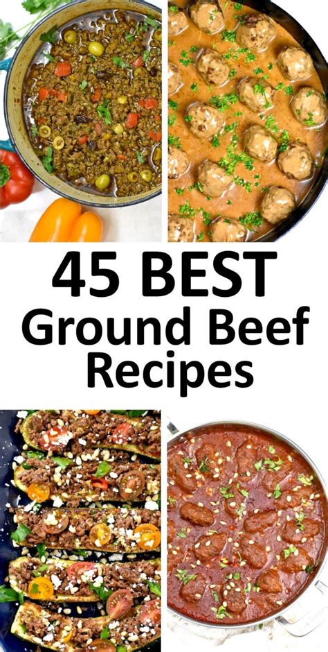 The 45 Best Ground Beef Recipes Gypsyplate