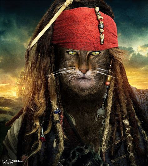 Anthropomorphic Captain Cat Sparrow By Memarch 3rd Place Entry In