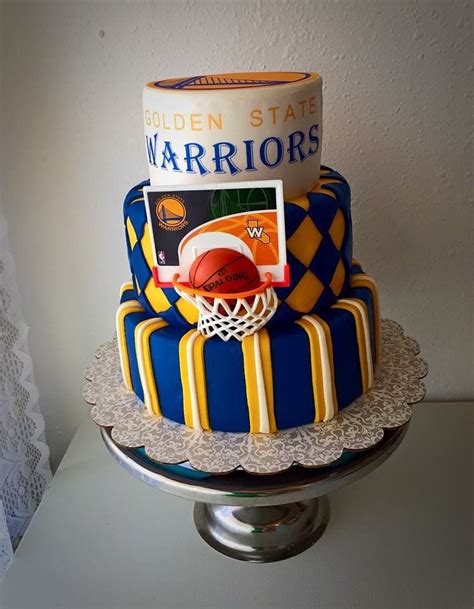 Golden State Warriors Basketball Cake