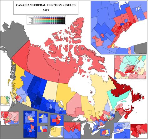 In the legend table, click on a color box to change the color for all federal ridings in. Canada. Legislative Election 2015 | Electoral Geography 2.0