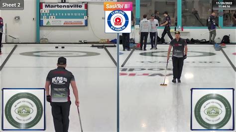 Sask Curling Tour - Men's - Sheet B - YouTube