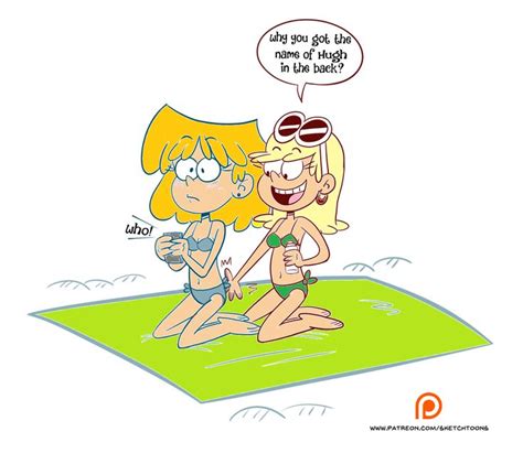 Lori Loud And Leni Loud Bikinis Hot Diseño De Personajes Adolescentes Dibujos Sensuales