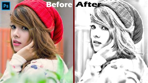 Photoshop Tutorial How To Transform Photos Into Gorgeous Pencil